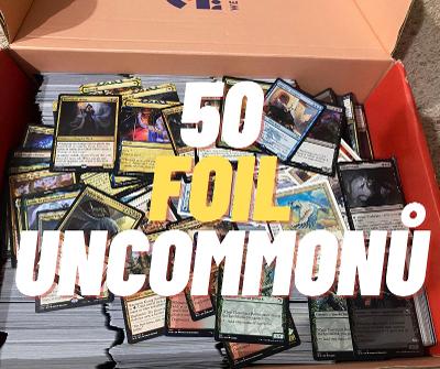 50 Foil Magic: the Gathering Uncommon Karet