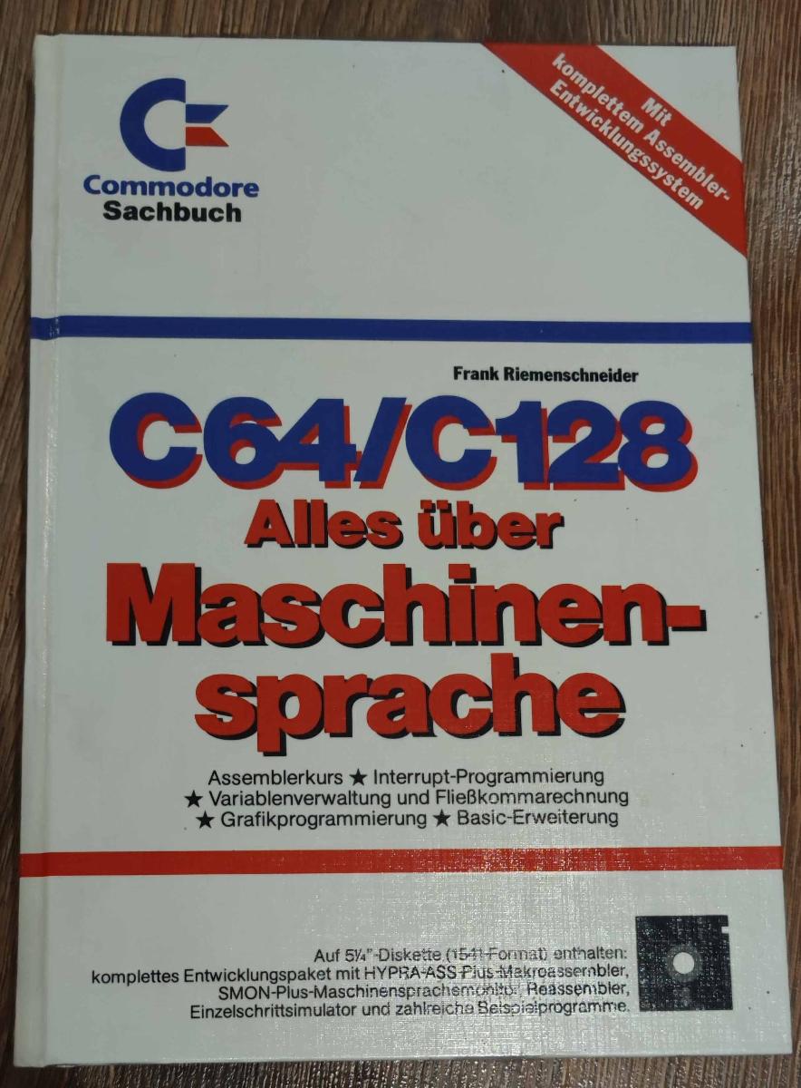 Kniha na Commodore C64/128 + floppy disketa 5,25'' - Počítače a hry
