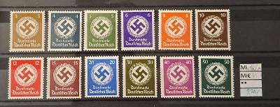 Deutsches Reich Dienstmarken, DR Mi 166/7**