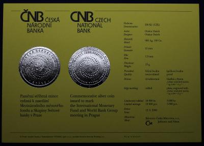 Certifikát k pamätnej minci 2000 MMF