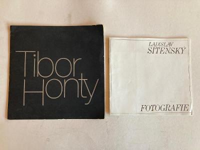 2 knížky - Tibor Honty a Lad. Sitenský - r.1982+1979