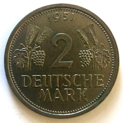 2 Marka 1951 J Německo