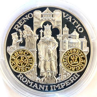 Stříbrný Token, 1200 Jahre Münzgeschichte Romani Imperii, Německo PP