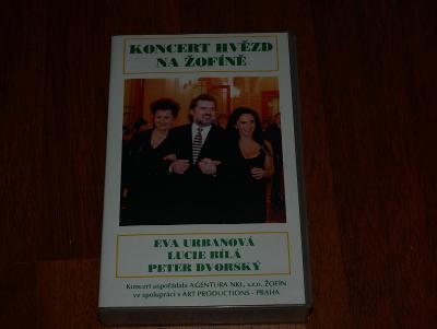 Koncert hvězd na Žofíně - Urbanová, Bílá, Dvorský, VHS