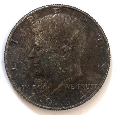 Stříbrný Half Dollar – Kennedy, 1964  USA