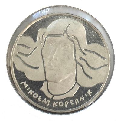 Stříbrných 100 Zlotých – Mikolaj Kopernik, 1973 Polsko PP