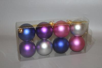 Vánoční ozdoby - koule 4,5 cm  plast