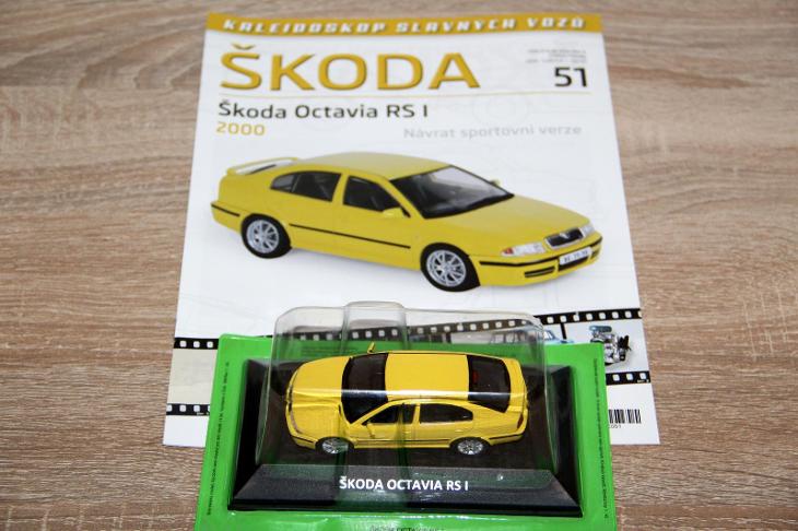 Škoda Octavia I RS 2000 1:43 DeAgostini - Modely automobilov