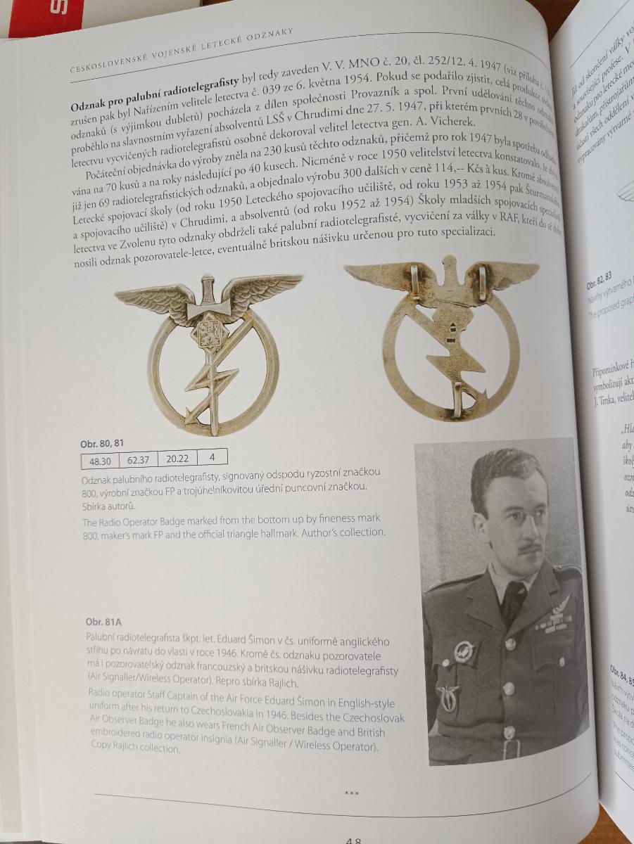 Československé vojenské a letecké odznaky ČSLA letec MiG RAF | Aukro