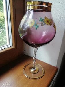 Velká jubilejní sklenice na víno