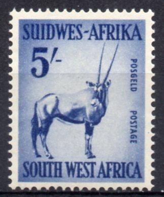 SWA-Přímorožec jihoafrický 1954**Mi.289*/ 30 € / 2 skeny / *viz níže