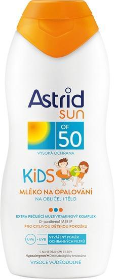 Astrid Sun Kids OF 50 dětské mléko na opalování, 200 ml 