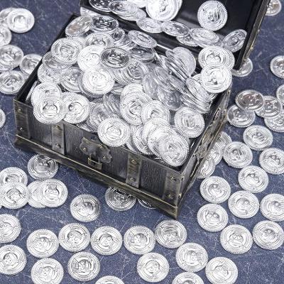 Plastové pirátske mince - 50ks