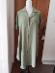 Calzanatta-Nové dámske zelené košeľové midi šaty s opaskom, L/44. - Dámske oblečenie