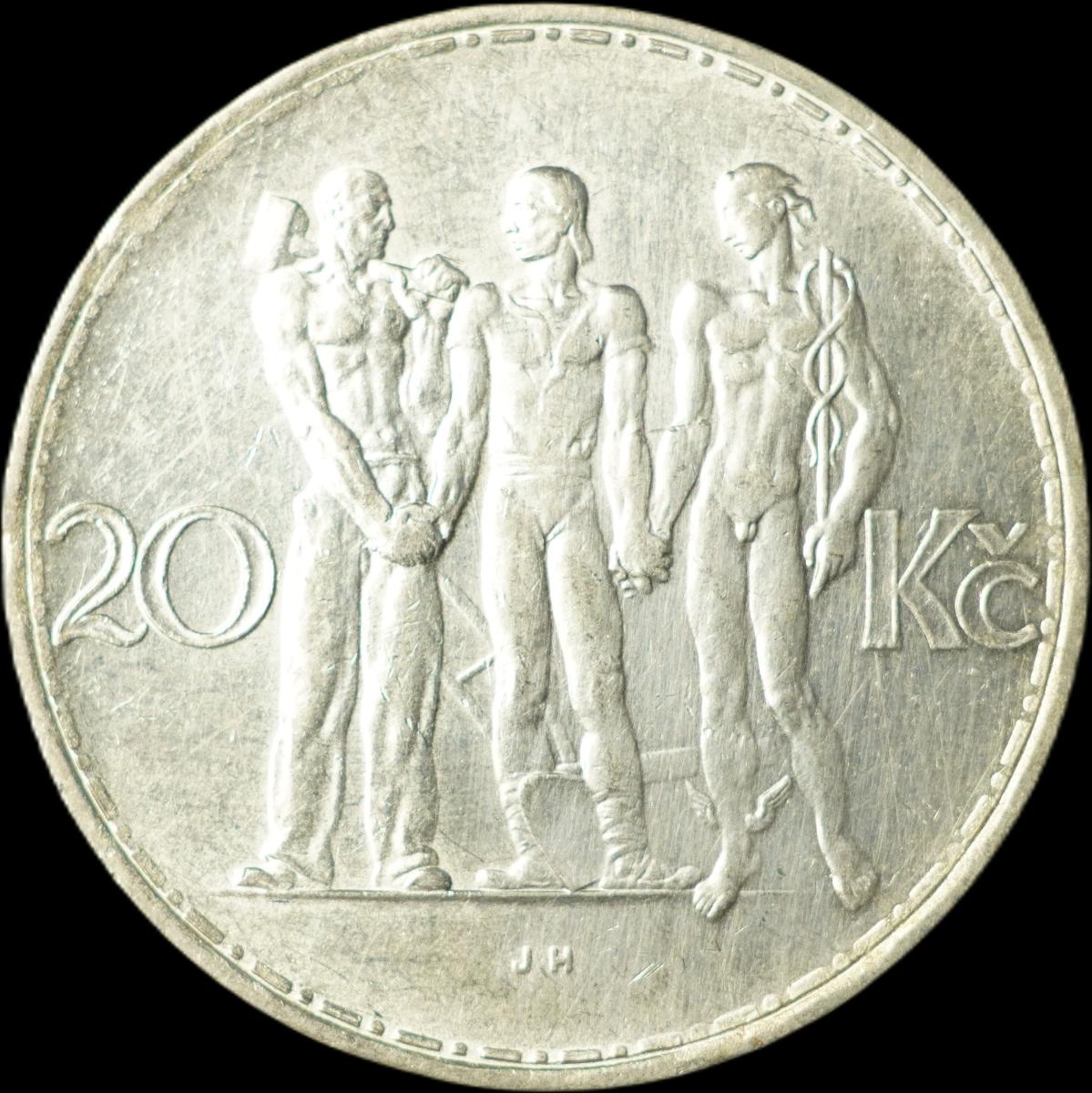 20Kč 1933 - Numizmatika