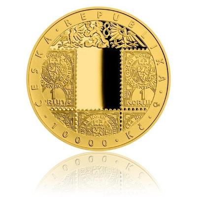 Zlatá mince 10000 Kč 2019 Zavedení československé měny proof 2/2