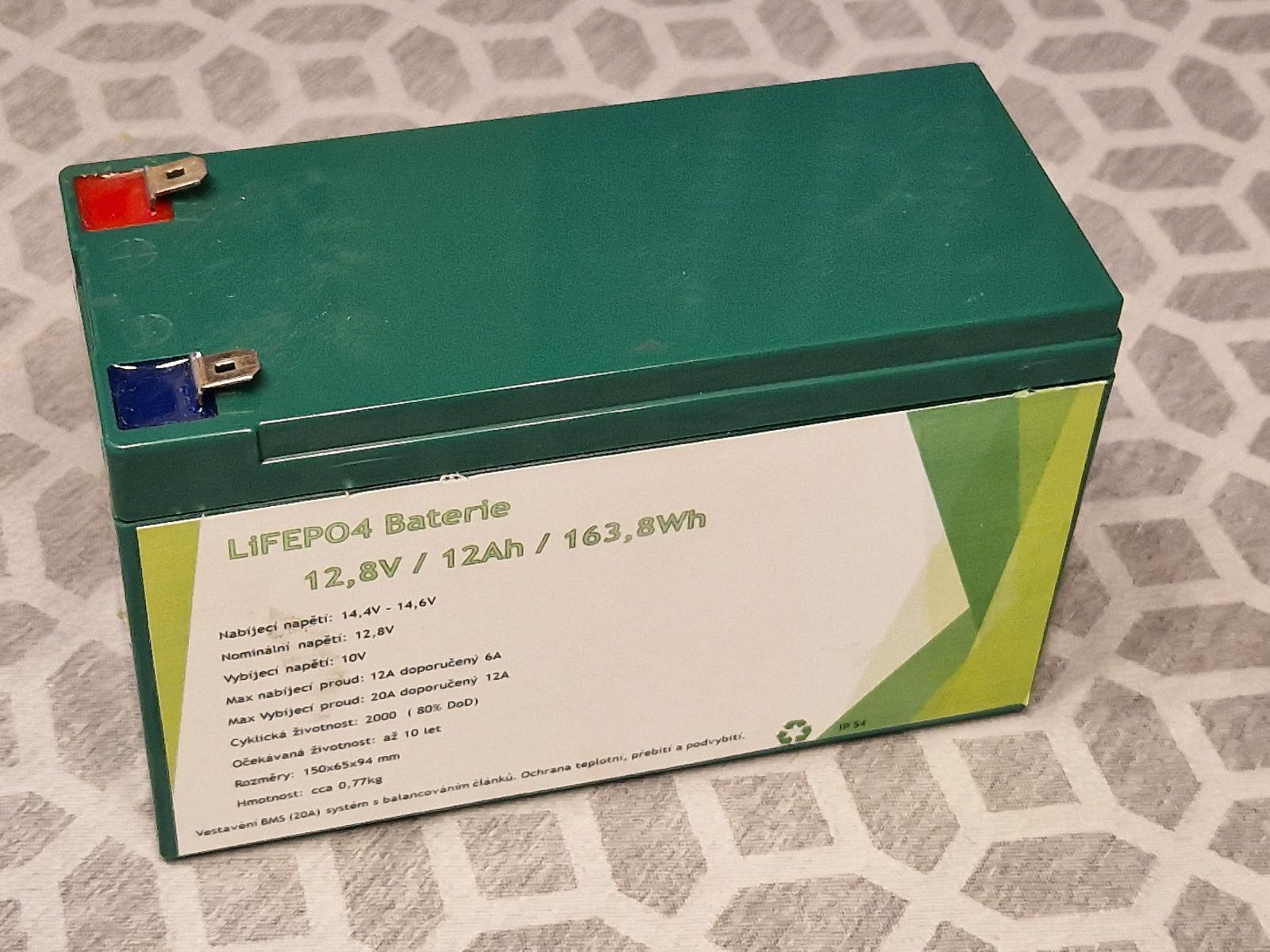 Batéria LiFEPO4 12V/12Ah - Elektro