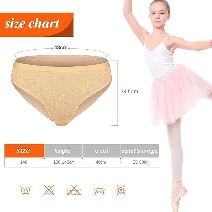 Knickers Dívčí baletní kalhotky M - Spodní prádlo pro děti