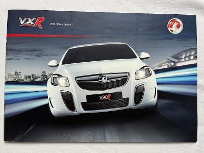 Prospekt Opel Vauxhall VXR všechna vozidla 2010