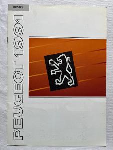 Prospekt Peugeot Všechna vozidla 1991