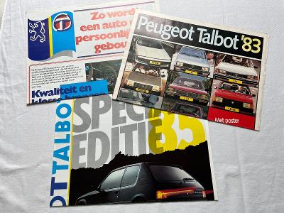 Prospekt Peugeot články 3ks