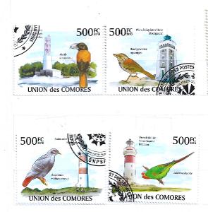 COMORY - fauna, ptáci, majáky