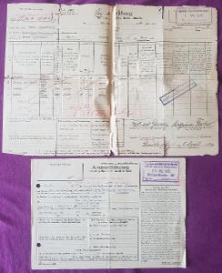 Registrace u německého policejního registračního úřadu 1946, 1955