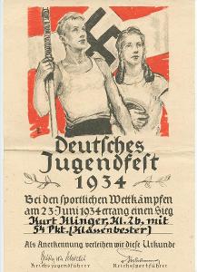 Dekret - " Hitler-Jugend " - 1934