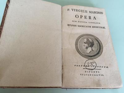 VIRGILIU MARONIS: OPERA Aneidos - 1817 - ručný papier