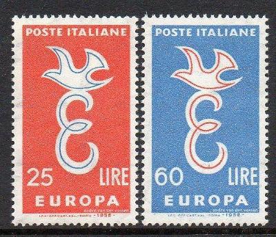 Itálie 1958 Evropa CEPT Mi# 1016-17