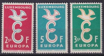 Lucembursko 1958 Evropa CEPT Mi# 590-92