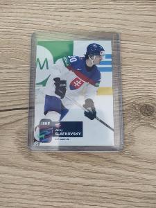 Juraj Slafkovsky Slovensko IIHF hokejová kartička custom 2021