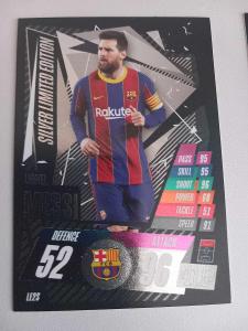 2020-21 Topps Match Attax UEFA #LE2B LIONEL MESSI SILVER LIMITED