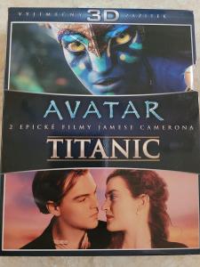 Avatar Titanic - 2d 3d blu-ray kolekce