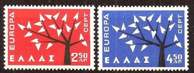 Řecko 1962 Evropa CEPT Mi# 796-97 Kat 3.50€ 