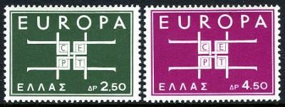 Řecko 1963 Evropa CEPT Mi# 821-22 Kat 5€