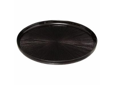 Dekorační talíř ASTRA, O 28 cm, černý