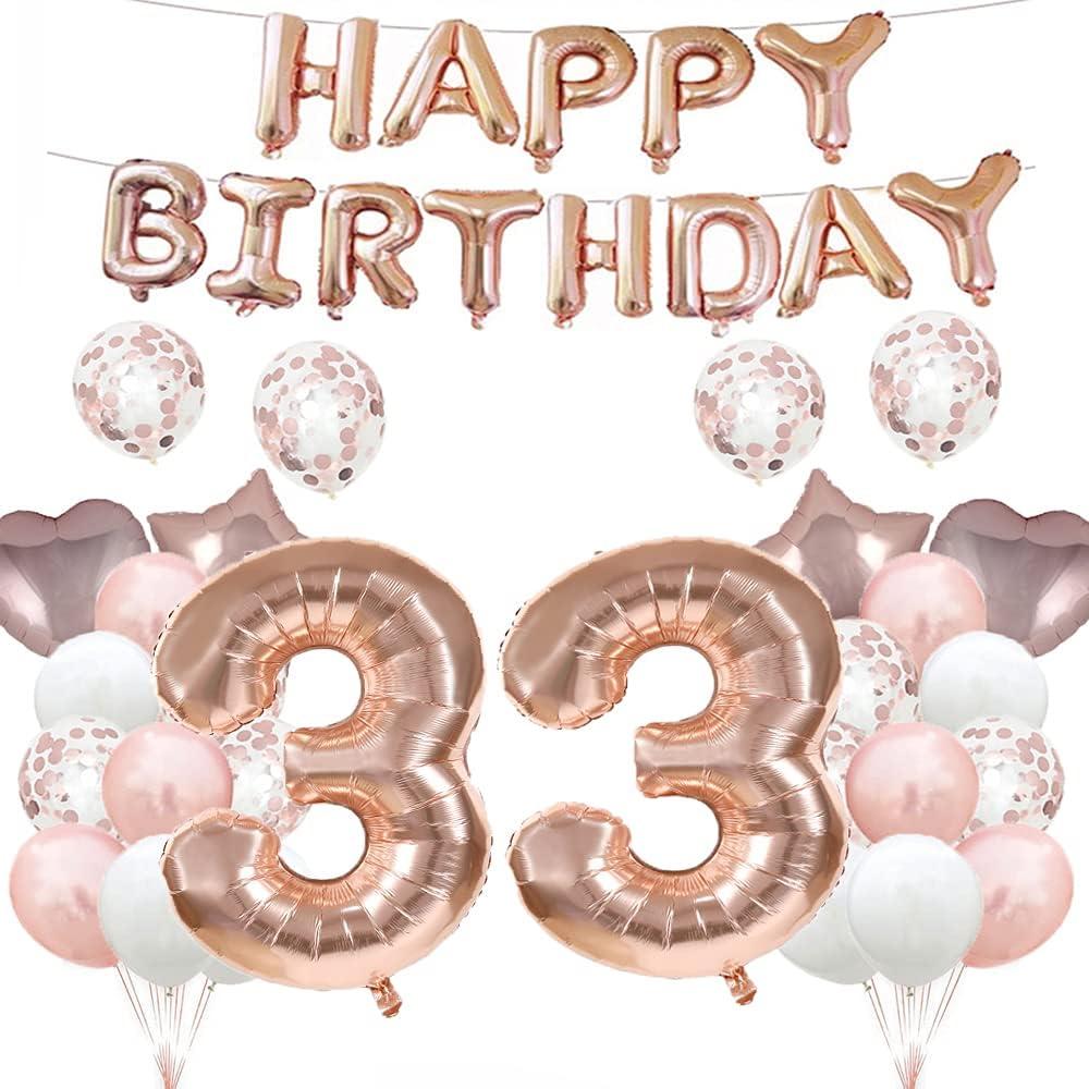 Súprava 28 kusov narodeninových balónikov položky 33 (916) - Dom a záhrada