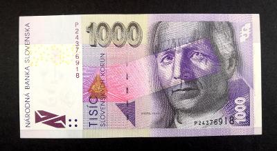 1000 korun 2002 serie P  aUNC !!