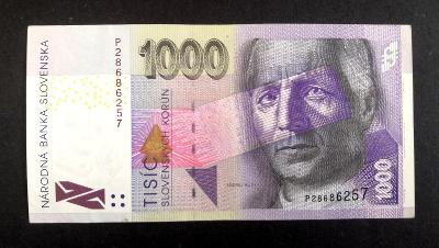 1000 korun 2002 serie P  aUNC !!