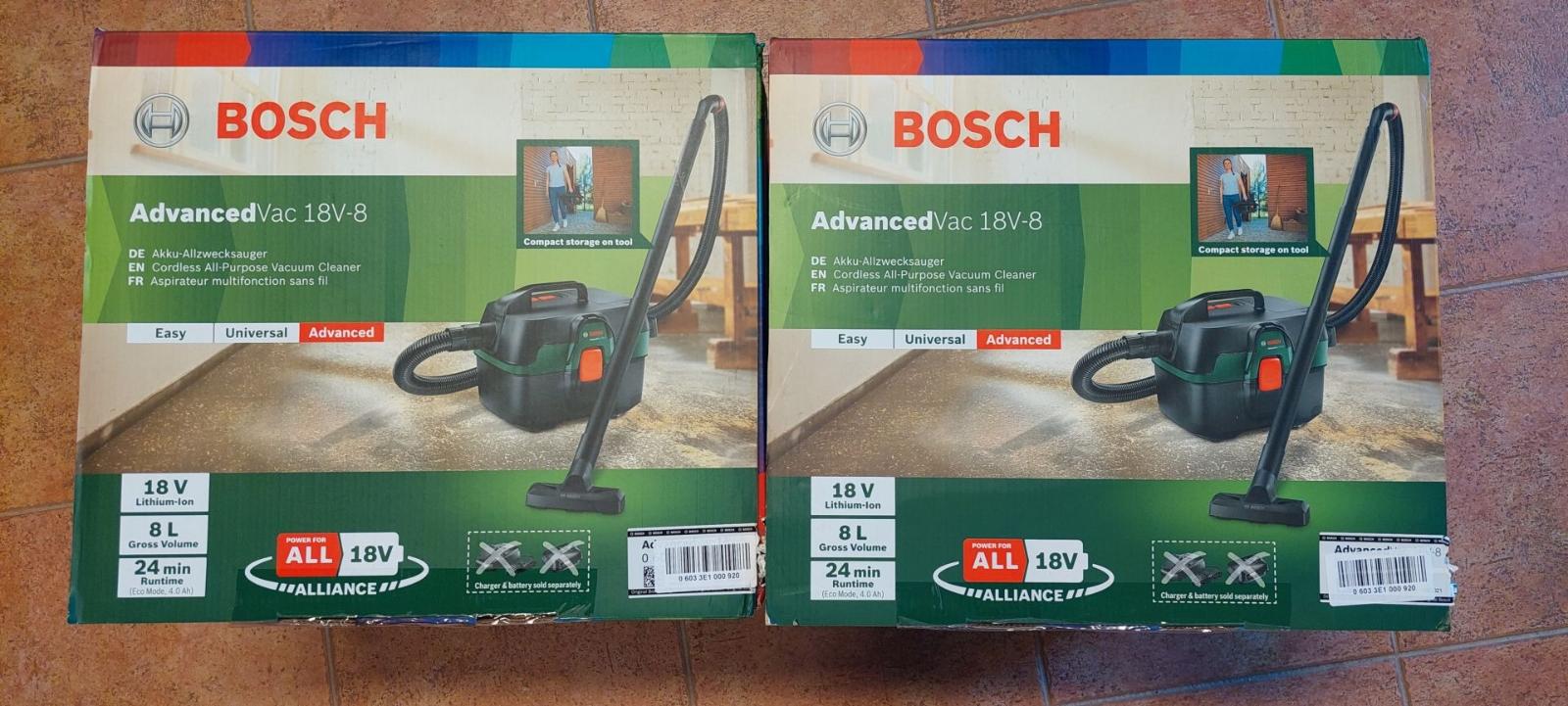 Bosch AdvancedVac 18V-8 - poškozený obal - Elektrické nářadí