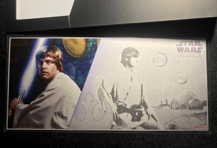 Striebro 999 Niue 2018 Star Wars™ A New Hope Luke Skywalker™ - Numizmatika
