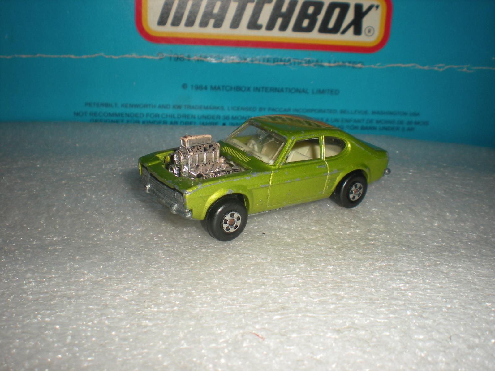 Matchbox Rolamatics Ford Capri - Hot Rocker r.1973 ENGLAND!! - Angličáky (1:64 a menšie)