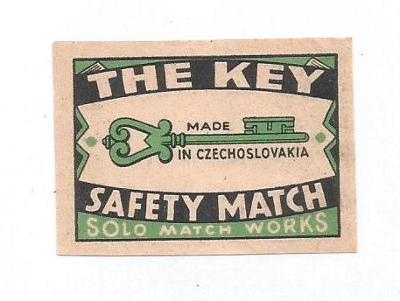 K.č. 5-K- 823f The Key... - krabičková, dříve k.č. 817g našedlý papír 