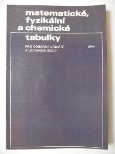 Matematické, fyzikální a chemické tabulky pro OU a UŠ - SPN 1988