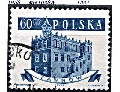 Polsko 1958,  radnice Tarnov