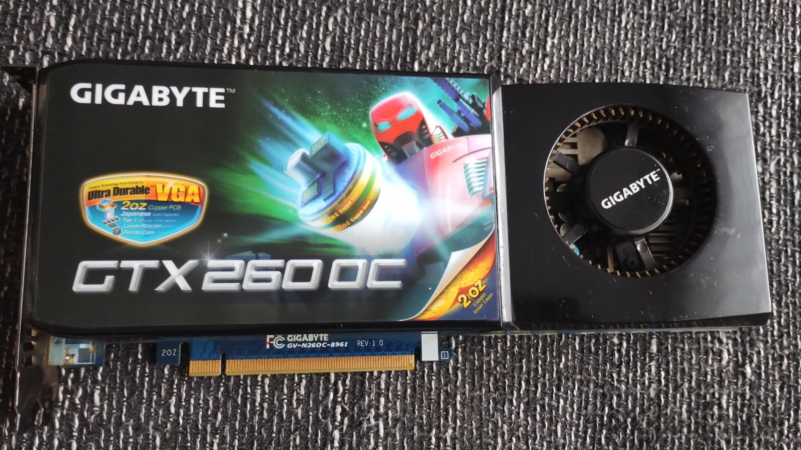 Gigabyte gtx 260 oc hot sale