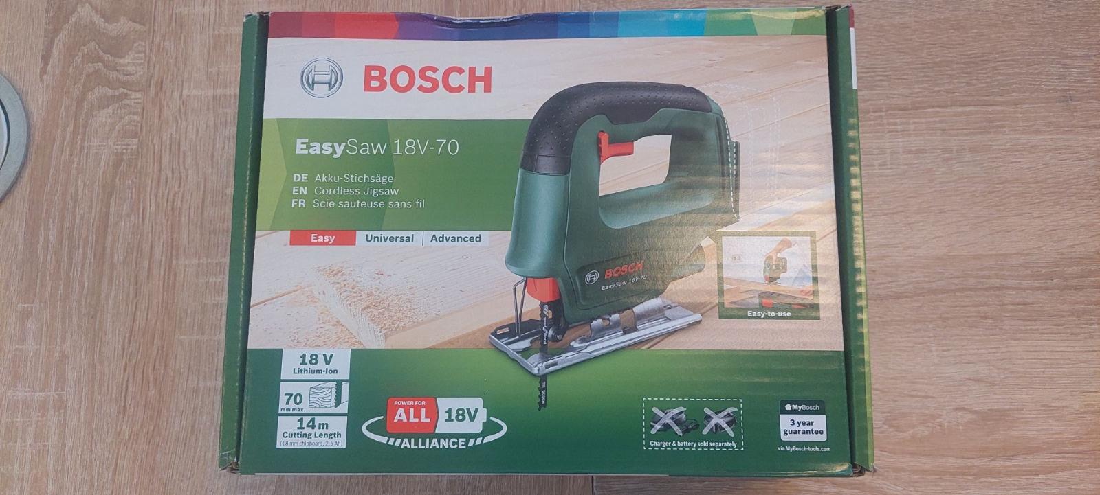 Bosch EasySaw 18V-70 - poškozený obal - Elektrické nářadí