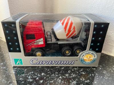 CARARAMA/HONGWELL 1/43 Volvo FH16 cement mix červený domichaváč 