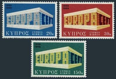 Cyprus 1969 Európa CEPT Mi# 319-21 Kat 5€